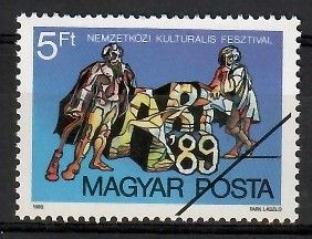 Znaczek Węgry 1989 Mi spe4018 Czyste **
