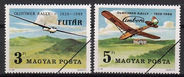 Znaczek Węgry 1989 Mi spe4033-4034 Czyste **