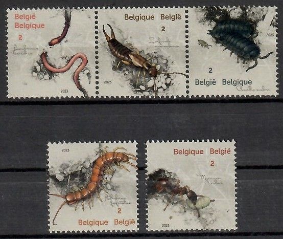 Znaczek Belgia 2023 Mi 5205-5209 Czyste **