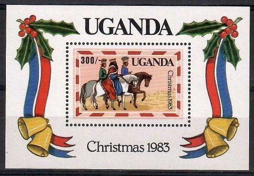 Znaczek Uganda 1983 Mi bl 44 Czyste **