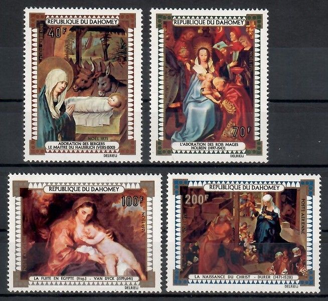 Znaczek Dahomej 1971 Mi 463-466 Czyste **