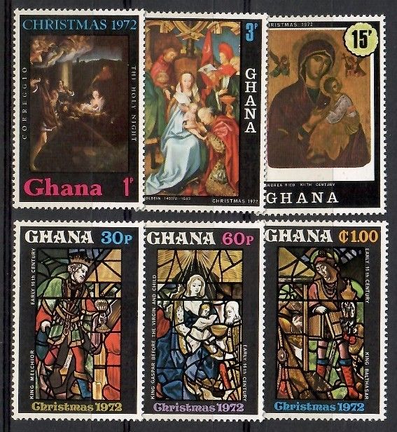 Znaczek Ghana 1972 Mi 486-491 Czyste **