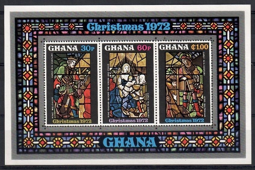 Znaczek Ghana 1972 Mi bl 48 Czyste **