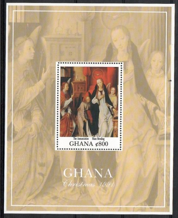 Znaczek Ghana 1991 Mi bl 184 Czyste **