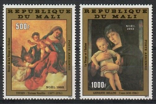 Znaczek Mali 1982 Mi 939-940 Czyste **