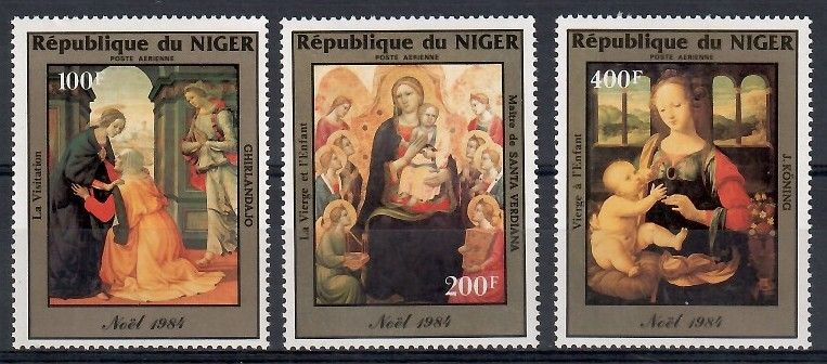 Znaczek Niger 1984 Mi 912-914 Czyste **