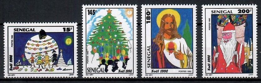 Znaczek Senegal 1992 Mi 1249-1252 Czyste **