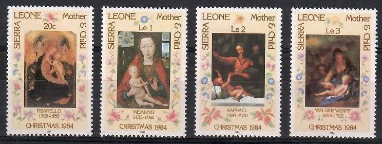 Znaczek Sierra Leone 1984 Mi 784-787 Czyste **