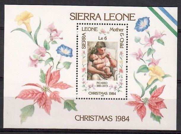 Znaczek Sierra Leone 1984 Mi bl 25 Czyste **