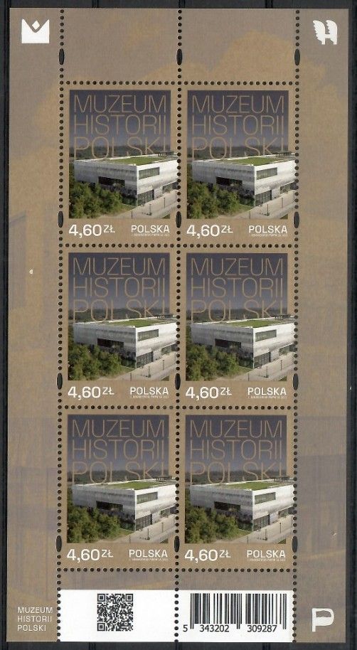 Znaczek Polska 2023 Mi ark 5493 Fi ark 5343 Czyste **