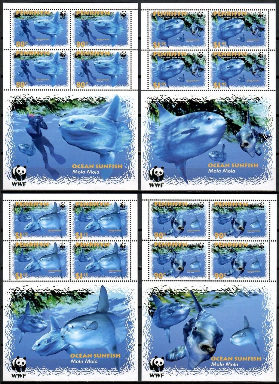 Znaczek Penrhyn 2003 Mi ark 605-608 Czyste **