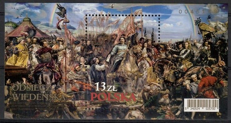 Znaczek Polska 2023 Mi bl 328 Fi bl 257 Czyste **