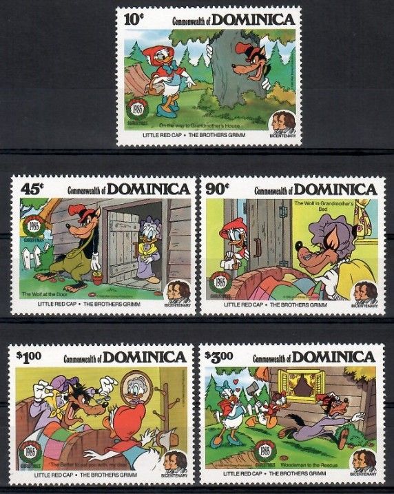 Znaczek Dominika 1985 Mi 939-943 Czyste **
