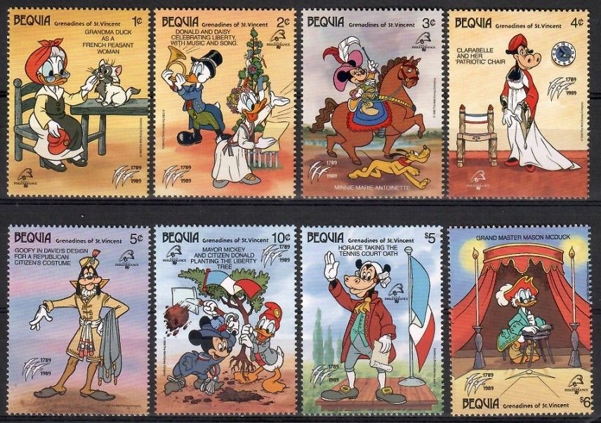 Znaczek Bequia 1989 Mi 272-279 Czyste **