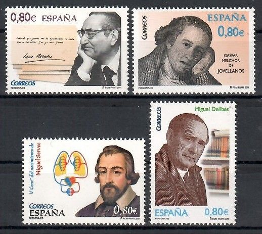 Znaczek Hiszpania 2011 Mi 4639-4642 Czyste **