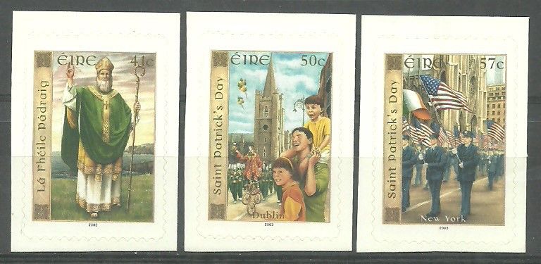 Znaczek Irlandia 2003 Mi 1491-1493 Czyste **