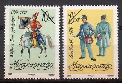 Znaczek Węgry 1992 Mi spe 4225-4226 Czyste **