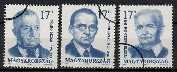 Znaczek Węgry 1993 Mi spe 4257-4259 Czyste **