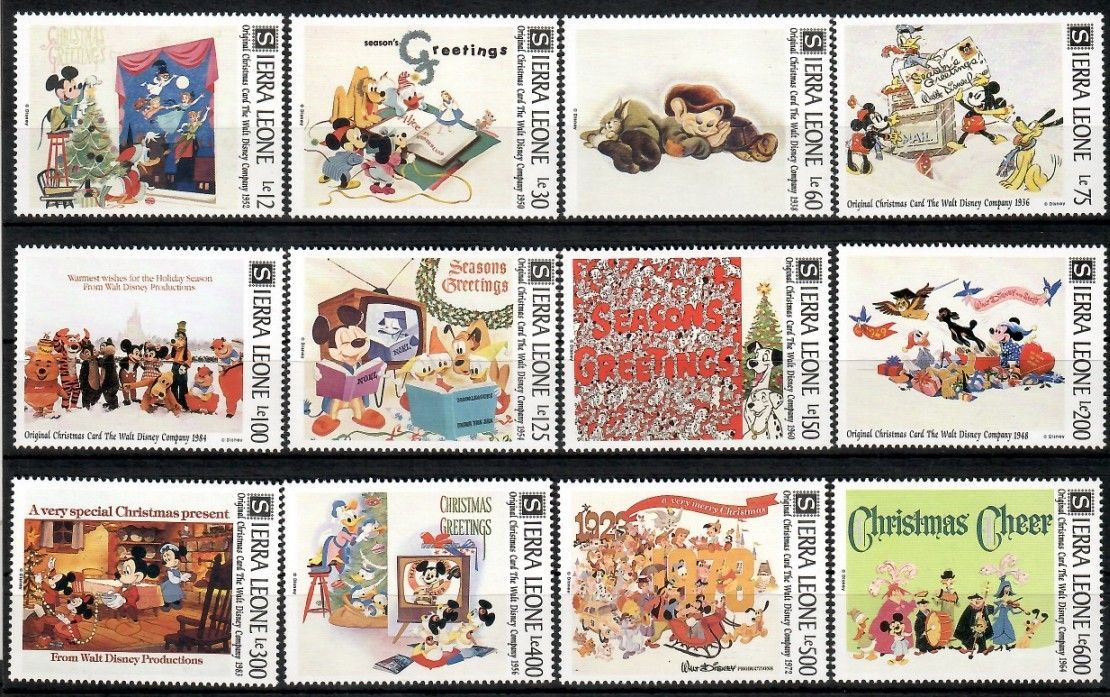 Znaczek Sierra Leone 1991 Mi 1761-1772 Czyste **