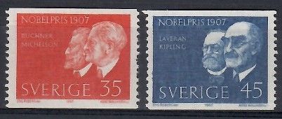 Znaczek Szwecja 1967 Mi 596-597 Czyste **
