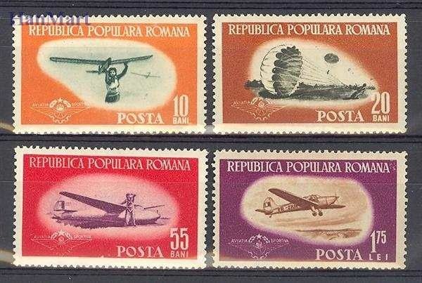 Znaczek Rumunia 1953 Mi 1450-1453 Czyste **