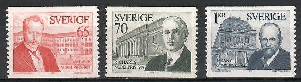 Znaczek Szwecja 1974 Mi 886-888 Czyste **