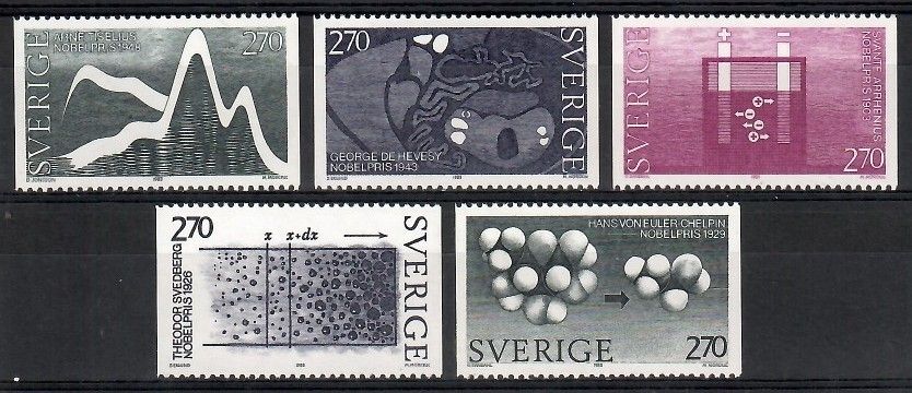 Znaczek Szwecja 1983 Mi 1262-1266 Czyste **