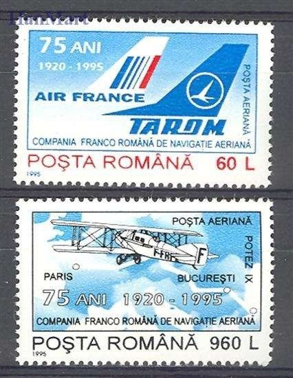 Znaczek Rumunia 1995 Mi 5071-5072 Czyste **