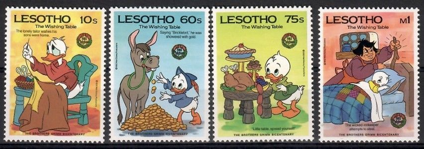 Znaczek Lesotho 1985 Mi 551-554 Czyste **