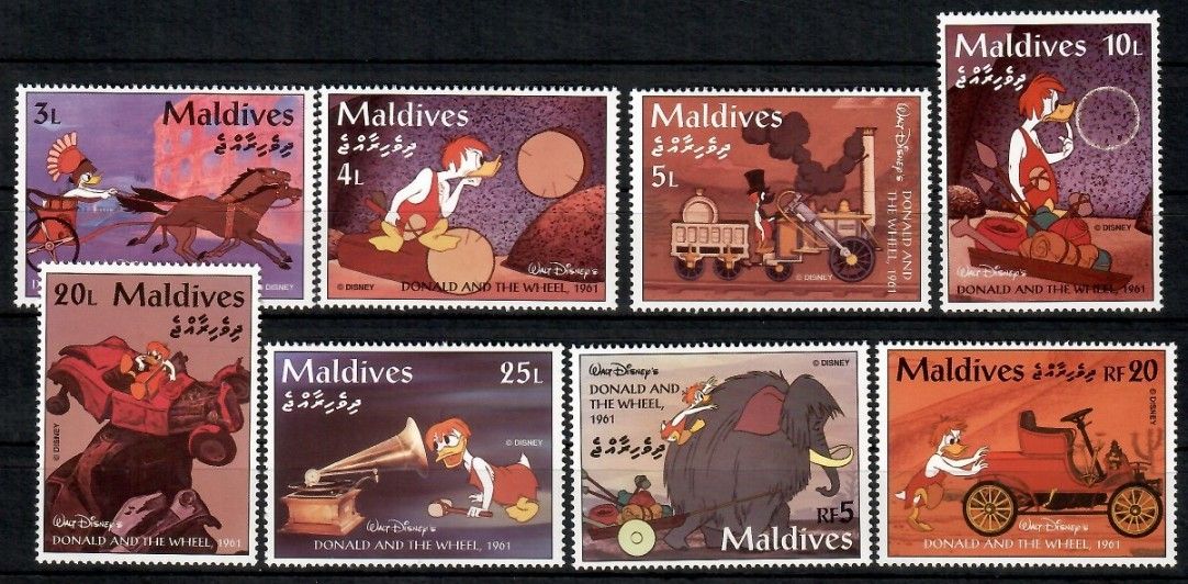 Znaczek Malediwy 1995 Mi 2319-2326 Czyste **