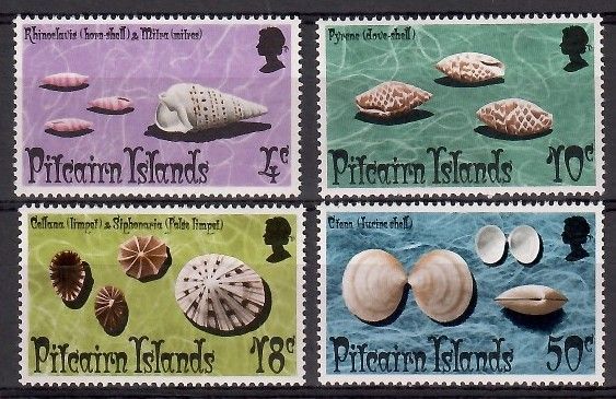 Znaczek Pitcairn 1974 Mi 137-140 Czyste **