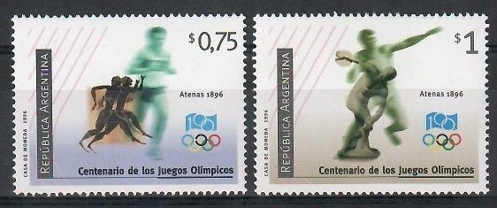 Znaczek Argentyna 1996 Mi 2293-2294 Czyste **