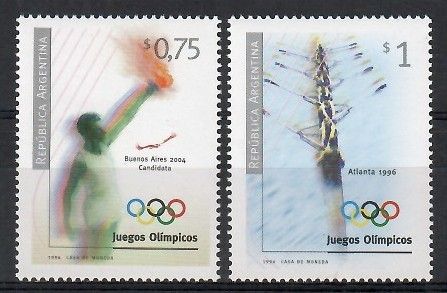 Znaczek Argentyna 1996 Mi 2305-2306 Czyste **