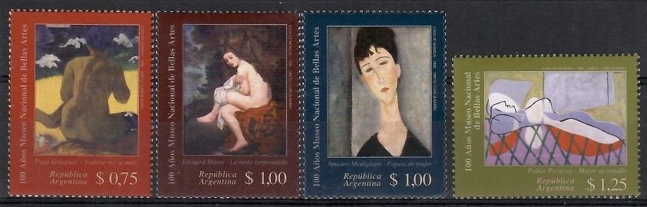 Znaczek Argentyna 1996 Mi 2331-2334 Czyste **