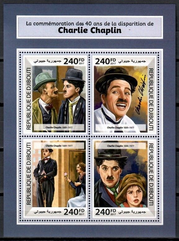 Znaczek Dżibuti 2017 Mi ark 1906-1909 Czyste **