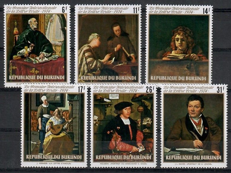 Znaczek Burundi 1974 Mi 1109-1114 Czyste **
