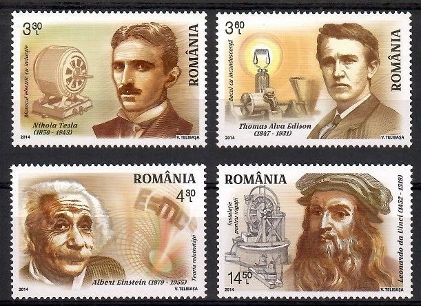 Znaczek Rumunia 2014 Mi 6908-6911 Czyste **