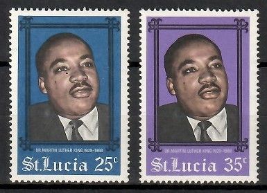 Znaczek Saint Lucia 1968 Mi 227-228 Czyste **
