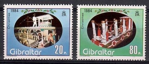 Znaczek Gibraltar 1984 Mi 485-486 Czyste **