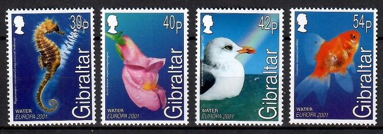 Znaczek Gibraltar 2001 Mi 862-865 Czyste **