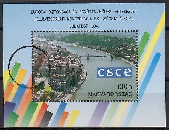 Znaczek Węgry 1994 Mi spe bl 232 Czyste **