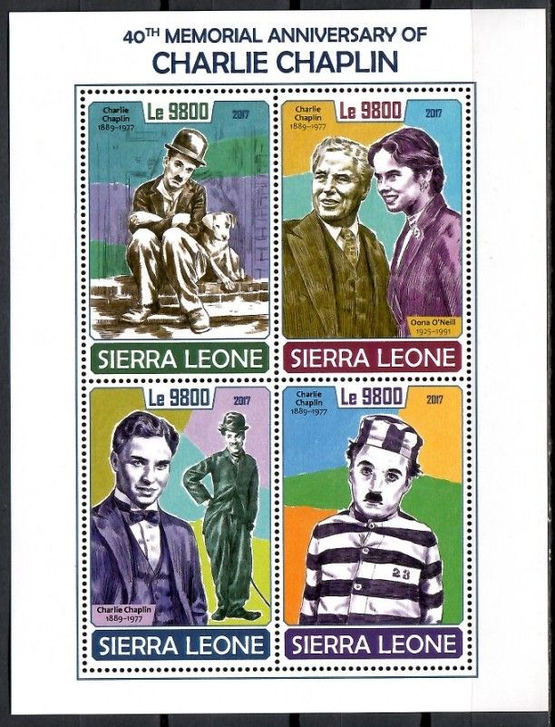 Znaczek Sierra Leone 2017 Mi ark 8940-8943 Czyste **