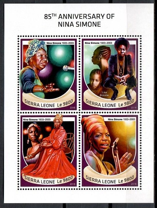 Znaczek Sierra Leone 2018 Mi ark 10116-10119 Czyste **