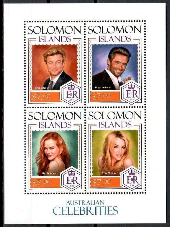 Znaczek Wyspy Salomona 2014 Mi ark 2382-2385 Czyste **