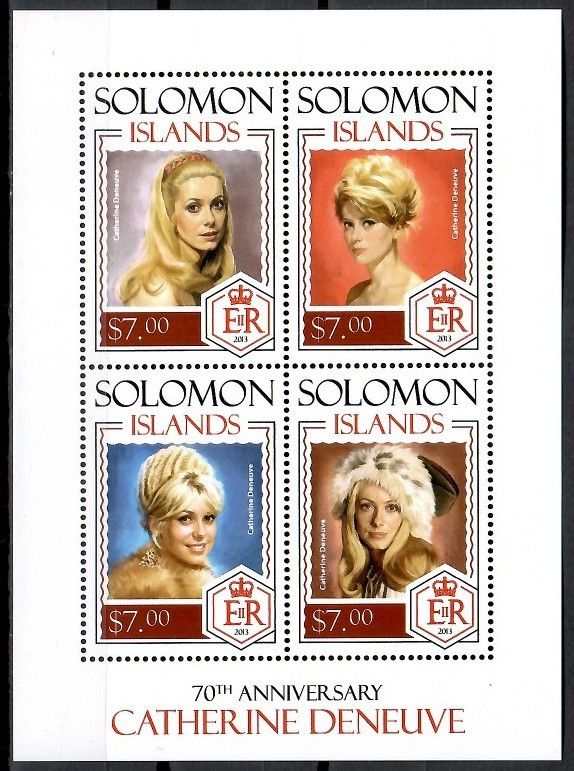 Znaczek Wyspy Salomona 2014 Mi ark 2462-2465 Czyste **