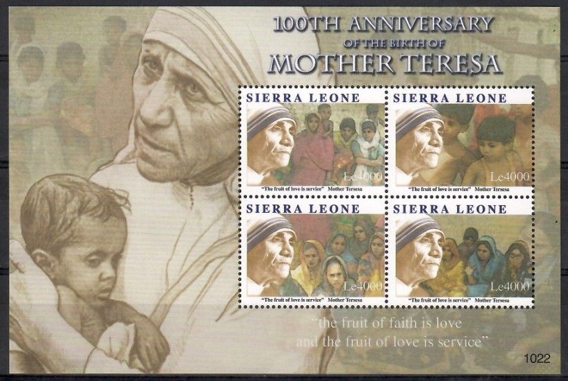 Znaczek Sierra Leone 2010 Mi ark 5380-5383 Czyste **