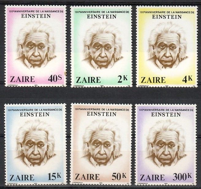 Znaczek Kongo Kinszasa / Zair 1980 Mi 640-645 Czyste **