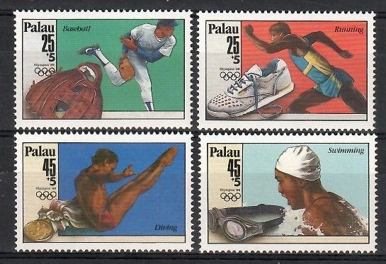 Znaczek Palau 1988 Mi 245-248 Czyste **