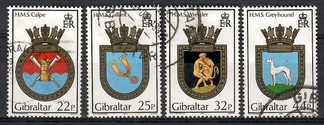 Znaczek Gibraltar 1990 Mi 602-605 Stemplowane