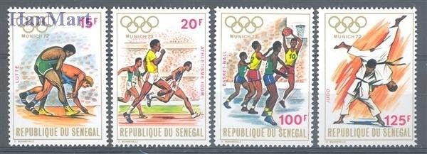 Znaczek Senegal 1972 Mi 494-497 Czyste **